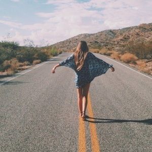 Free People Floral Shawl